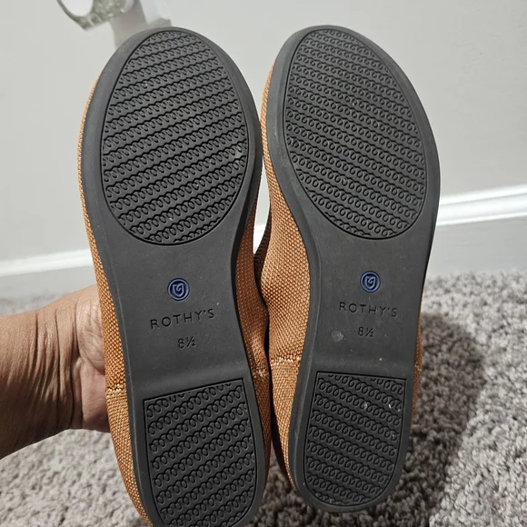 Rothy's Fawn Ballet Size 8.5 Round Toe Slip-On Flats - Picture 5 of 8